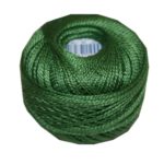 PERLOVKA Kreuzstichgarn Baumwolle Perlgarn 10g 85m grün (6662)