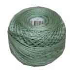 PERLOVKA Kreuzstichgarn Baumwolle Perlgarn 10g 85m grün (6822)
