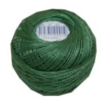 PERLOVKA Kreuzstichgarn Baumwolle Perlgarn 10g 85m grün (6852)