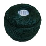 PERLOVKA Kreuzstichgarn Baumwolle Perlgarn 10g 85m grün (6892)