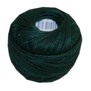 PERLOVKA Kreuzstichgarn Baumwolle Perlgarn 10g 85m grün (6892)