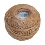 PERLOVKA Kreuzstichgarn Baumwolle Perlgarn 10g 85m beige (7322)