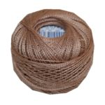 PERLOVKA Kreuzstichgarn Baumwolle Perlgarn 10g 85m beige (7332)