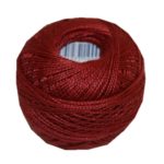 PERLOVKA Kreuzstichgarn Baumwolle Perlgarn 10g 85m braun (7372)