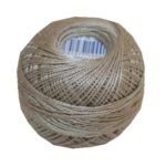 PERLOVKA Kreuzstichgarn Baumwolle Perlgarn 85 m grau (7922)