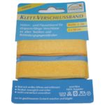 Klettband Klettverschluss 2x50cm 2cm gelb (1007)