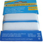 Klettband Klettverschluss 2x50cm 2cm weiß (1012)