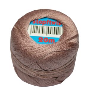 Stopftwist Stopfgarn Baumwolle mercerisiert 20 m braunnougat (0862)