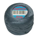 Stopftwist Stopfgarn Baumwolle 8-fach mercerisiert 20 m grau (0867)