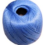 Stopftwist Stopfgarn Baumwolle 8-fach mercerisiert 20 m blau (0872)