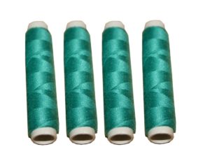 Nähmaschinen Nähgarn 200 m 4 x 50m Polyester 40/2 dunkel türkis (1058)