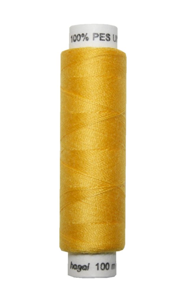 Nähmaschinen Nähgarn 100 m Polyester UNIPOLY 14x2 gelb (0126)