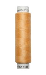 Nähmaschinen Nähgarn 100 m Polyester UNIPOLY 14x2 gelb (0136)