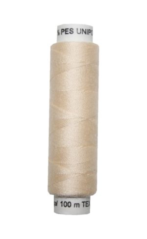 Nähmaschinen Nähgarn 100 m Polyester UNIPOLY 14x2 creme (0170)