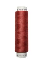 Nähmaschinen Nähgarn 100 m Polyester UNIPOLY 14x2 rotbraun (0275)