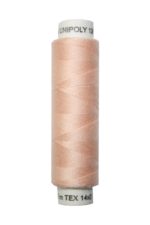 Nähmaschinen Nähgarn 100 m Polyester UNIPOLY 14x2 apriko haut (0320)