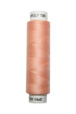 Nähmaschinen Nähgarn 100 m Polyester UNIPOLY 14x2 apriko haut (0322)