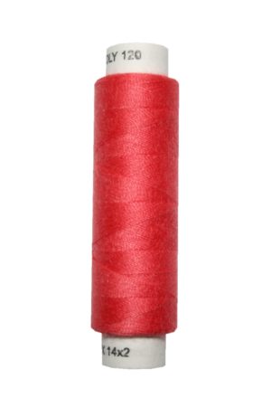 Nähmaschinen Nähgarn 100 m Polyester UNIPOLY 14x2 rot (0334)