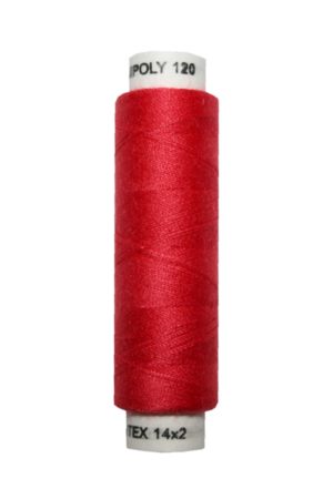 Nähmaschinen Nähgarn 100 m Polyester UNIPOLY 14x2 rot (0336)