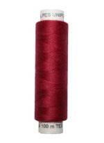 Nähmaschinen Nähgarn 100 m Polyester UNIPOLY 14x2 bordeaux rot (0346)