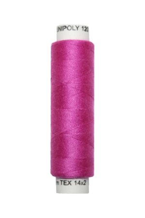Nähmaschinen Nähgarn 100 m Polyester UNIPOLY 14x2 lila (0438)