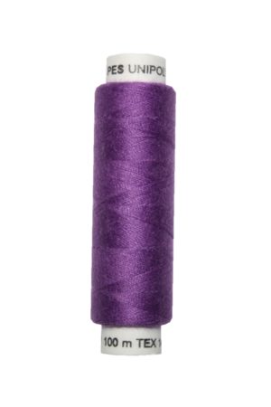 Nähmaschinen Nähgarn 100 m Polyester UNIPOLY 14x2 lila (0447)