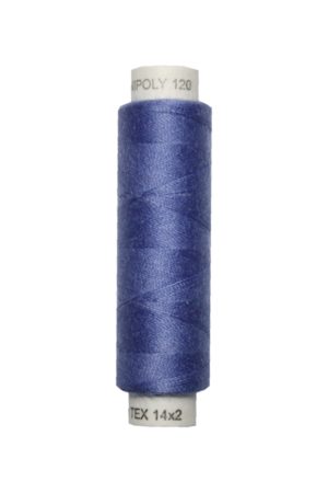 Nähmaschinen Nähgarn 100 m Polyester UNIPOLY 14x2 blau (0534)