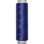 Nähmaschinen Nähgarn 100 m Polyester UNIPOLY 14x2 dunkelblau (0538)