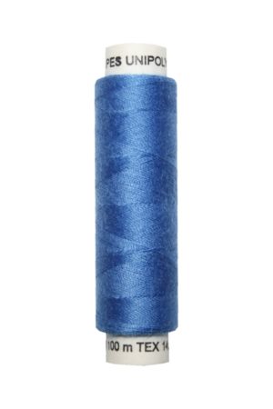 Nähmaschinen Nähgarn 100 m Polyester UNIPOLY 14x2 blau (0545)