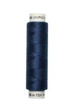 Nähmaschinen Nähgarn 100 m Polyester UNIPOLY 14x2 dunkelblau (0549)