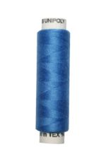 Nähmaschinen Nähgarn 100 m Polyester UNIPOLY 14x2 blau (0554)