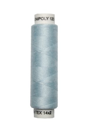 Nähmaschinen Nähgarn 100 m Polyester UNIPOLY 14x2 hellblau (0581)