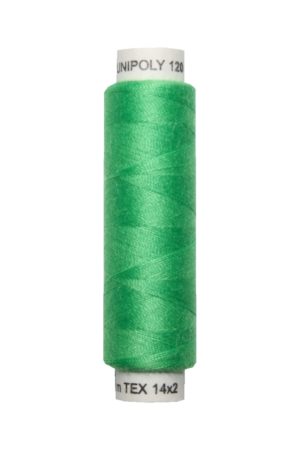Nähmaschinen Nähgarn 100 m Polyester UNIPOLY 14x2 grün (0616)