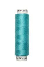 Nähmaschinen Nähgarn 100 m Polyester UNIPOLY 14x2 türkis (0654)