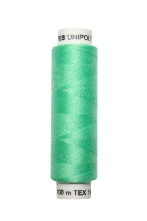 Nähmaschinen Nähgarn 100 m Polyester UNIPOLY 14x2 grün (0662)