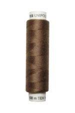 Nähmaschinen Nähgarn 100 m Polyester UNIPOLY 14x2 braun (0718)