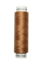 Nähmaschinen Nähgarn 100 m Polyester UNIPOLY 14x2 haselnuss (0724)
