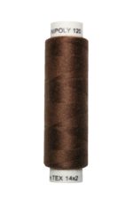 Nähmaschinen Nähgarn 100 m Polyester UNIPOLY 14x2 braun (0728)