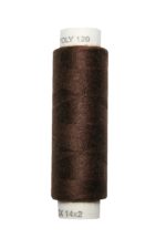 Nähmaschinen Nähgarn 100 m Polyester UNIPOLY 14x2 dunkelbraun (0729)