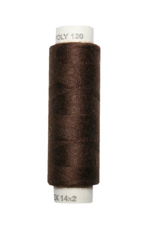 Nähmaschinen Nähgarn 100 m Polyester UNIPOLY 14x2 dunkelbraun (0729)