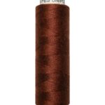 Nähmaschinen Nähgarn 100 m Polyester UNIPOLY 14x2 braun (0737)