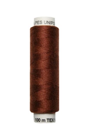 Nähmaschinen Nähgarn 100 m Polyester UNIPOLY 14x2 braun (0737)