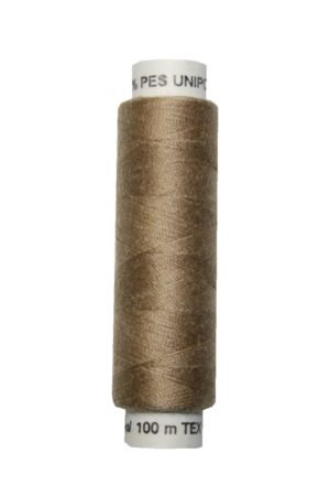 Nähmaschinen Nähgarn 100 m Polyester UNIPOLY 14x2 braun (0772)