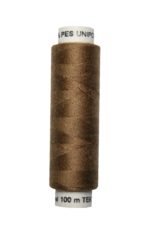 Nähmaschinen Nähgarn 100 m Polyester UNIPOLY 14x2 braun (0773)