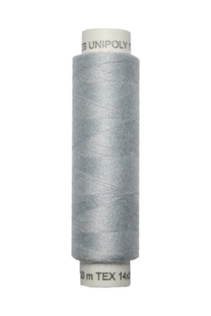 Nähmaschinen Nähgarn 100 m Polyester UNIPOLY 14x2 silbergrau (0850)