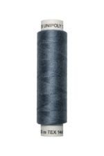 Nähmaschinen Nähgarn 100 m Polyester UNIPOLY 14x2 grau (0857)