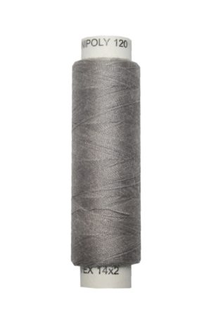 Nähmaschinen Nähgarn 100 m Polyester UNIPOLY 14x2 grau (0874)