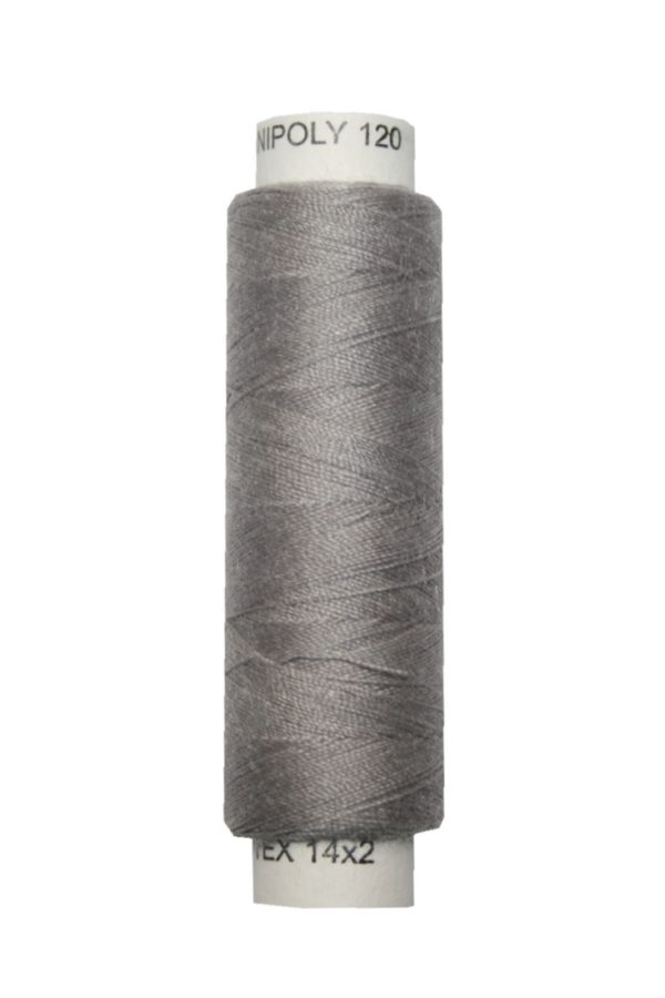 nahmaschinen-nahgarn-100-m-polyester-unipoly-14x2-grau-0874 Nähmaschinen Nähgarn 100 m Polyester UNIPOLY 14x2 grau (0874)