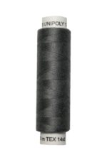 Nähmaschinen Nähgarn 100 m Polyester UNIPOLY 14x2 anthrazit (0878)