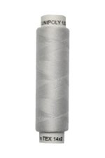 Nähmaschinen Nähgarn 100 m Polyester UNIPOLY 14x2 hellgrau (0880)